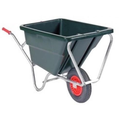 Kruiwagen kunststof bak 170liter verzinkt onderstel stalen, Doe-het-zelf en Bouw, Transportwagens, Nieuw