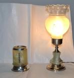 Tafellamp (2) - .800 zilver - Punzonato Argento 800, Antiek en Kunst, Antiek | Zilver en Goud