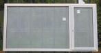 pvc raam , chassis , venster 256 x 134 creme