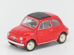 Schaal 1:16 Bburago gold collection 3304 Fiat 500 1965 ro..., Ophalen of Verzenden, Zo goed als nieuw