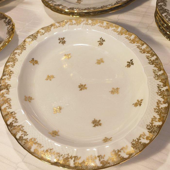Manufacture Bernardaud (B & C) - Tafelservies (15) - Rijke, Antiquités & Art, Antiquités | Meubles | Tables