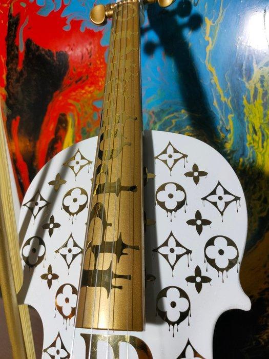 fp pop art - Violon FPPOPART (60cm) White Exception Pop Art, Antiek en Kunst, Kunst | Designobjecten