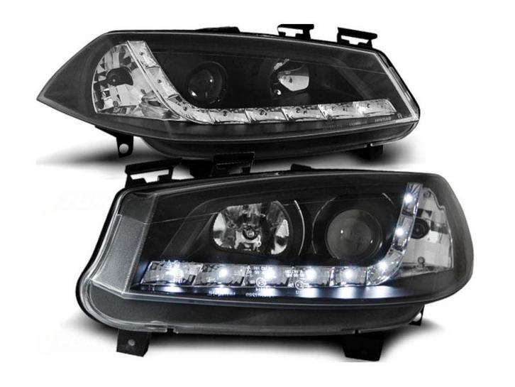 Angel Eyes koplampen Daylight Black geschikt voor Renault, Auto-onderdelen, Verlichting, Nieuw, Renault, Verzenden