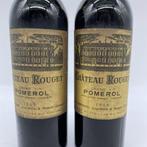 1969 Chateau Rouget - Pomerol - 2 Bouteilles (0,75 L), Verzamelen, Nieuw