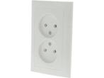Veiling - Berker S1 Contactdoos Inbouw Tweevoudig Polarwit, Huis en Inrichting, Overige Huis en Inrichting, Nieuw