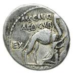 Romeinse Republiek. M. Aemilius Scaurus and Pub. Plautius, Postzegels en Munten