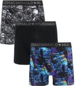 Muchachomalo Boxershorts 3-Pack Barbwire Owl maat M Heren, Kleding | Heren, Ondergoed, Verzenden, Zwart, Muchachomalo, Boxer