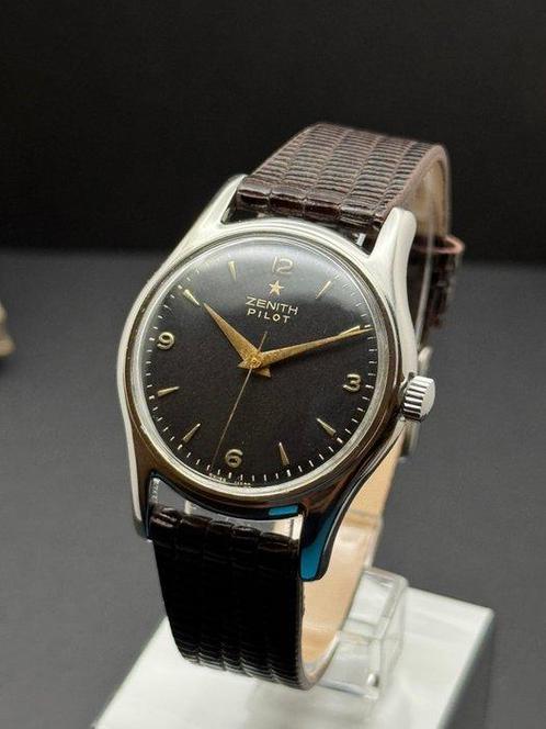 Zenith - *Vintage  “Pilot” Circa 1950 Calibre 126-5-6* -, Handtassen en Accessoires, Horloges | Antiek