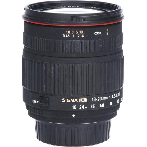 Tweedehands Sigma 18-200mm f/3.5-6.3 DC - Nikon CM2789, Audio, Tv en Foto, Foto | Lenzen en Objectieven, Overige typen, Gebruikt