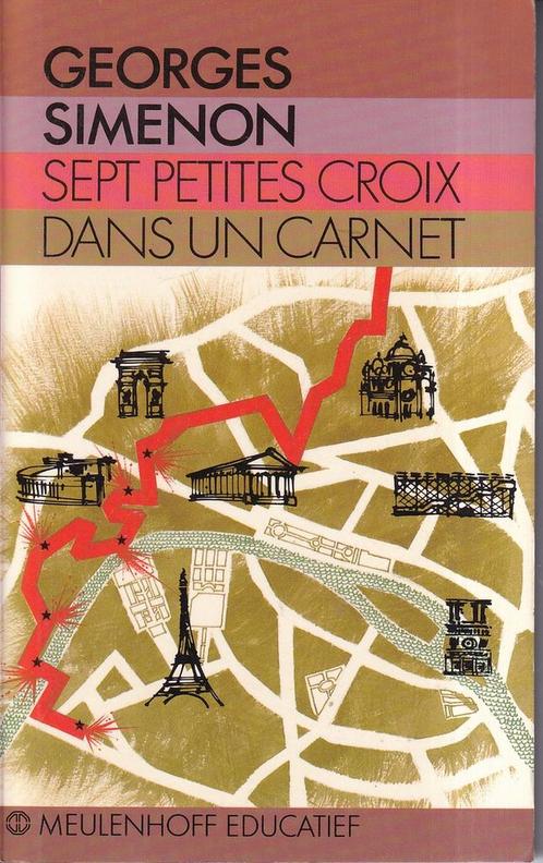 Sept petites croix dans un carnet / Meulenhoff tekstedities, Boeken, Overige Boeken, Gelezen, Verzenden