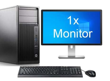 HP Z240 Workstation TWR i5 7e Gen incl. 1 Monitor + 2 jaar, Informatique & Logiciels, Ordinateurs de bureau, Enlèvement ou Envoi