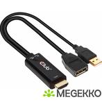CLUB3D HDMI 2.0 TO DISPLAYPORT 1.2 4K60HZ HDR M/F ACTIVE, Verzenden, Nieuw