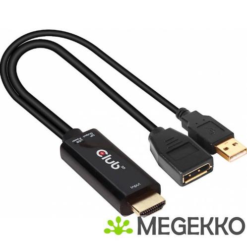 CLUB3D HDMI 2.0 TO DISPLAYPORT 1.2 4K60HZ HDR M/F ACTIVE, Computers en Software, Overige Computers en Software, Nieuw, Verzenden