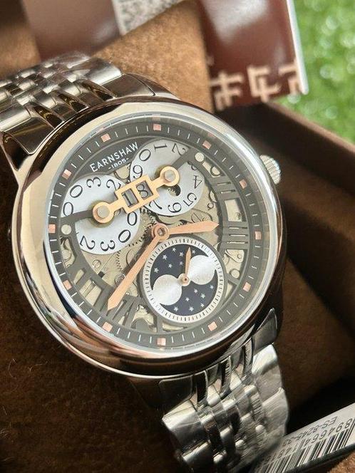 EarnshaW - Grey - Zonder Minimumprijs - Heren - 2020+, Handtassen en Accessoires, Horloges | Heren
