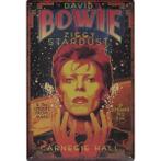 Wandbord Concert Bord - David Bowie Ziggy Stardust 1972