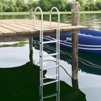 vidaXL 5-treden steigerladder Zilver 45 ×11,5 ×190 cm, Watersport en Boten, Verzenden, Nieuw