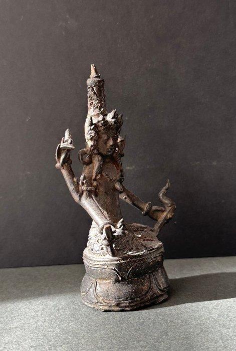 20e eeuw Javaanse bronzen Boeddha - Brons - Indonesië -, Antiek en Kunst, Kunst | Niet-Westerse kunst