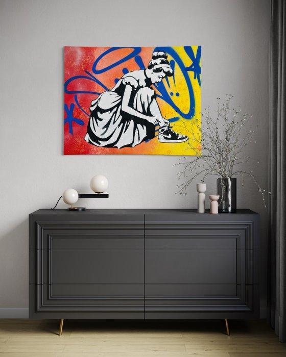 Sinao - Once Upon A Hype [100% handmade], Antiek en Kunst, Kunst | Schilderijen | Modern