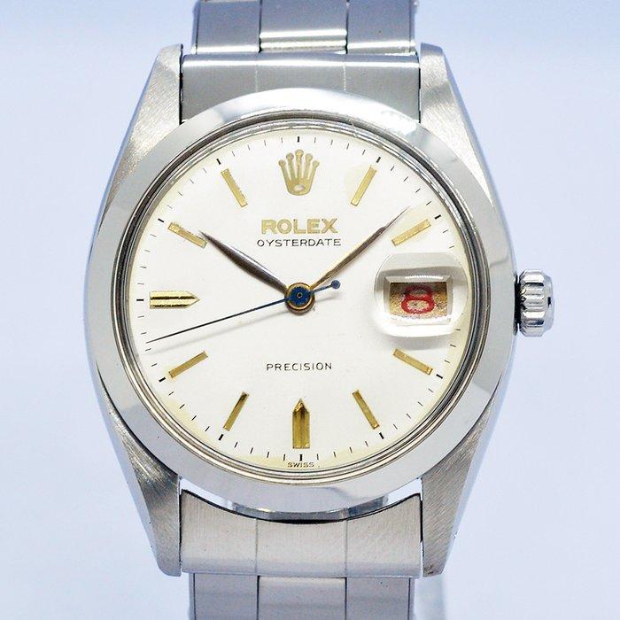 Rolex - Oysterdate Precision - Ref. 6494 - Homme - 1950-1959, Handtassen en Accessoires, Horloges | Heren