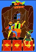 Ugo Nespolo (1941) - Pinocchio - Il teatro delle marionette