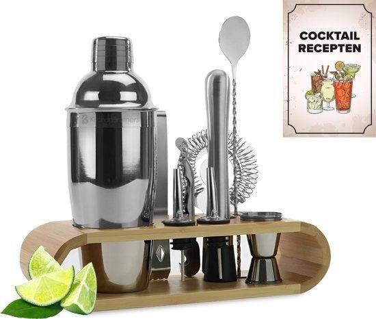 2dekans | KitchenBrothers Cocktail Set met Cocktailshaker -, Maison & Meubles, Cuisine | Ustensiles de cuisine, Enlèvement ou Envoi
