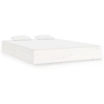 Bed Wit 180x200 | Tweede Kansje Massief Hout (bedframe) beschikbaar voor biedingen