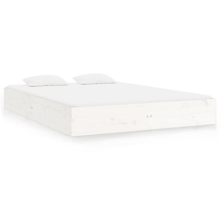 Bed Wit 180x200 | Tweede Kansje Massief Hout (bedframe), Huis en Inrichting, Slaapkamer | Bedden, Overige maten, Overige maten