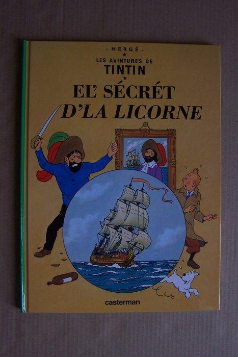 Tintin - El Sécrét dla Licorne + El Trésor du Rouche, Boeken, Stripverhalen