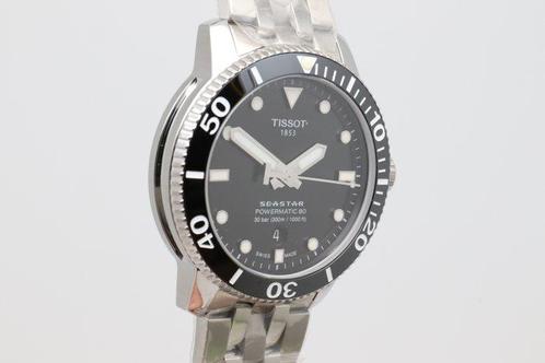 Tissot - Seastar - Black Dial Powermatic 80 |, Handtassen en Accessoires, Horloges | Heren