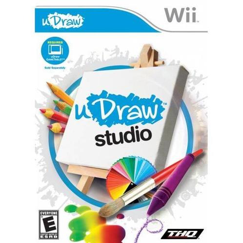 uDraw Studio + Tablet (Wii Games) (Nintendo Wii), Games en Spelcomputers, Games | Nintendo Wii, Zo goed als nieuw, Ophalen of Verzenden