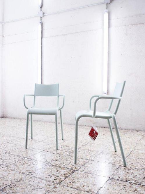 Kartell - Philippe Starck - Generic A - Fauteuil (2) - Vert, Antiquités & Art, Antiquités | Meubles | Chaises & Canapés