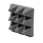 Piramideschuim 100x100x3 cm - Grijs antraciet, Bricolage & Construction, Verzenden