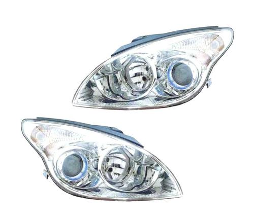 Phares Pour Hyundai I30 07-12 Fond Chromé, Auto-onderdelen, Verlichting, Verzenden