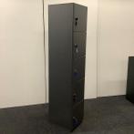 Lockerkast 5 vaks Steelcase, (hxbxd) 192x40x45 cm, antraciet