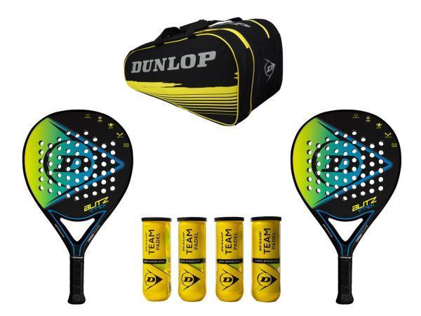 Veiling - Dunlop padel set 7-delig in tas, Sport en Fitness, Padel