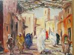 Retaux Bruno (1947) - Rue couverte à Marrakech Maroc