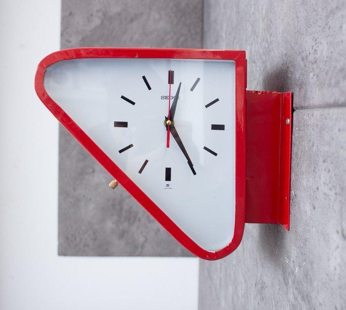 Wandklok - Seikosha CO. LTD Seiko - Staal, Bakeliet,, Antiek en Kunst, Antiek | Wandborden en Tegels