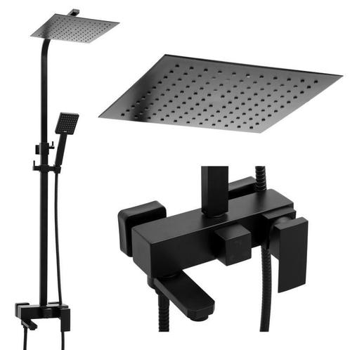 Doucheset - Vierkant - met Badkraan - en Regendouche 25cm..., Doe-het-zelf en Bouw, Sanitair, Nieuw, Ophalen of Verzenden