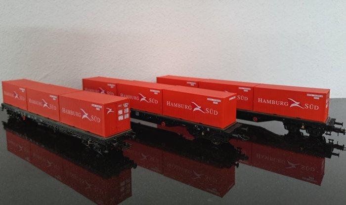 Piko H0 - 95469/95577 - Modeltrein goederenwagonset (3), Hobby en Vrije tijd, Modeltreinen | H0