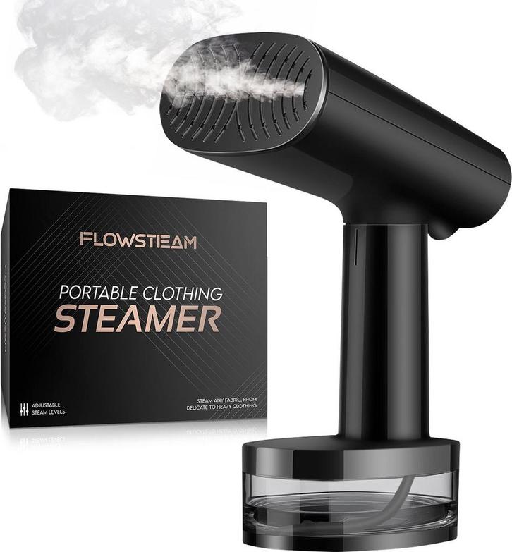 2dekans | FLOWSTEAM® Luxe Kledingstomer - Handstomer -, Elektronische apparatuur, Stoomapparaten, Ophalen of Verzenden