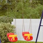 vidaXL Babyschommels 2 pcs Rood 36 x 43 x 42 cm Kunststof, Kinderen en Baby's, Wipstoeltjes, Verzenden, Nieuw