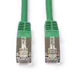 Netwerkkabel | Cat5e F/UTP | 1 meter (100% koper, Groen), Verzenden