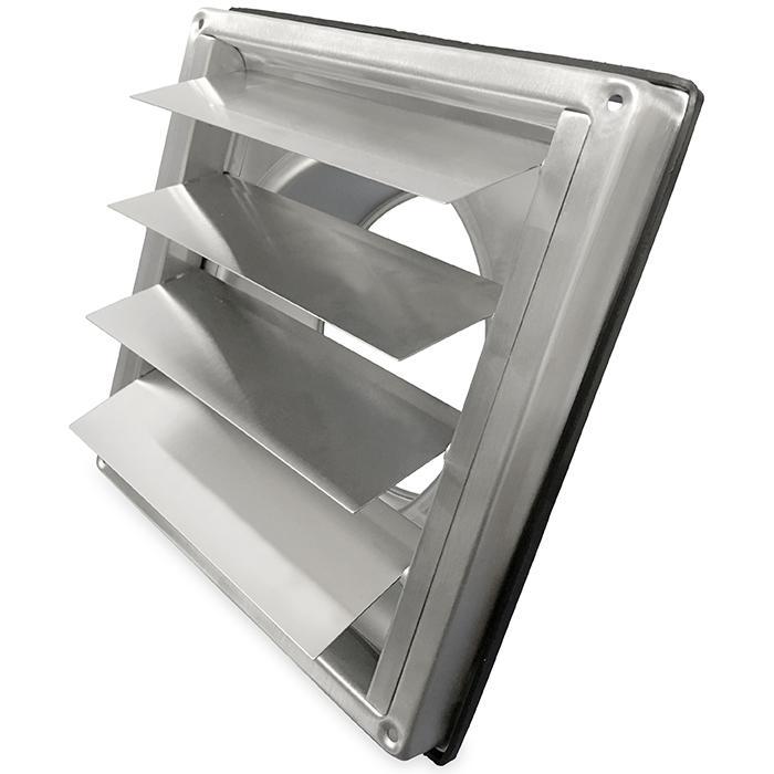 Overdrukrooster RVS aansluitmaat Ø 125mm, Doe-het-zelf en Bouw, Ventilatie en Afzuiging, Nieuw, Verzenden