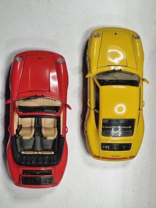 Bburago 1:18 - Model sportwagen (2) - Porsche 911 Carrera, Hobby & Loisirs créatifs, Voitures miniatures | 1:5 à 1:12