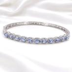 Sans prix de réserve - Bracelet Plaqué or Tanzanite - Topaze