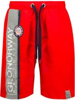 Geographical Norway Zwembroek Qweenishi Rood, Vêtements | Hommes, Pantalons, Verzenden