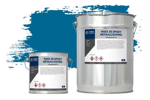 Wixx 2K Epoxy Metaalcoating RAL 5017 | Verkeersblauw 10L, Bricolage & Construction, Peinture, Vernis & Laque, Envoi
