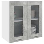 vidaXL Armoire murale de cuisine avec porte en verre, Maison & Meubles, Verzenden, Neuf