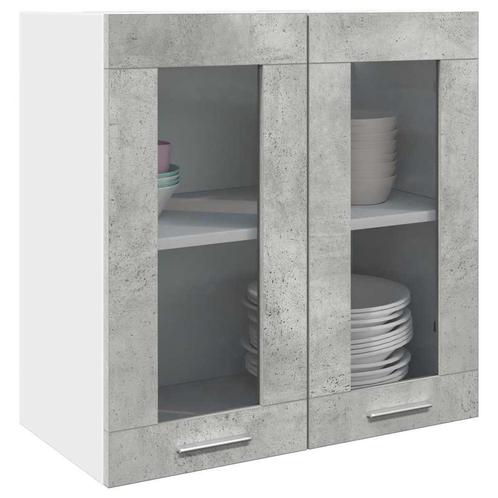 vidaXL Armoire murale de cuisine avec porte en verre, Maison & Meubles, Armoires | Autre, Neuf, Envoi