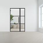 Steel look deur met zijlicht zonder kozijn, Verzenden, Nieuw